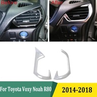 For Toyota Voxy Noah R80 2014 2015 2016 2017 2018 Air Vent Outlet Covers Decoration Trims Car Interi