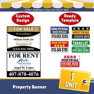 Property Banner Bunting Printing - Ready Template