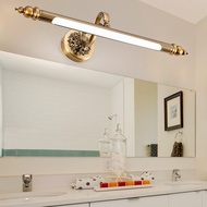 Bathroom Toilet LED Mirror Headlight Brown Bronze Mirror Painting Light European Mirror Cabinet Waterproof Fog 51 61CM Long Lighting