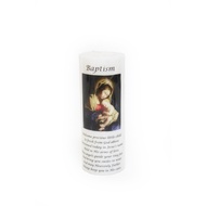 Catholic Christian Christening -Children Baptism Candle 5 inches