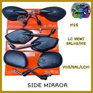 Y110/Y125Z/LC135/SRL115/KRISS1/SRL110/Y15ZR Side Mirror Sets YAMAHA ORIGINAL Standard Hitam & Chrome