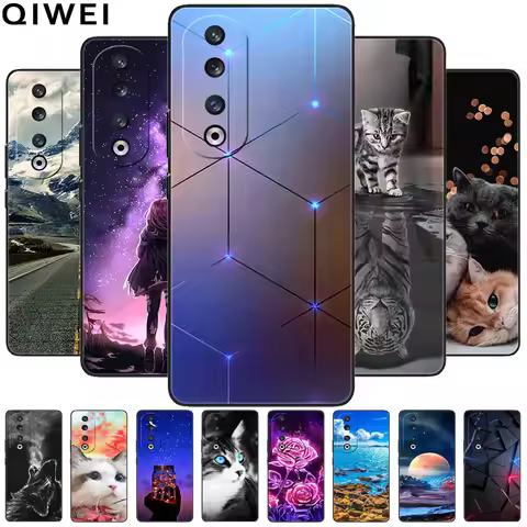 For Honor 90 / 90 Pro / 90 lite Case Lovely Soft Silicone Funda for Honor 90 Pro Phone Cover Honor90