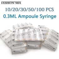0.3ml Mesotherapy Syringe Gun 2 in 1 Hyaluron Needles Hyaluronic Acid Ampoule Head Tools Hyaluronic 