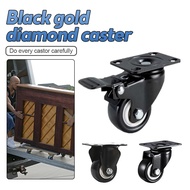 4pc Trolley Natural Rubber Wheel Cart Shopping Universal wheel 2 inch Luggage Wheels Shopping Cart T