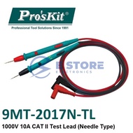 Pro'sKit 9MT-2017N-TL Meter Test Probe - CAT II 1,000V 10A