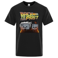 Back To The Past Men's Movie T-Shirt Funny Print Ctrl Z Short Sleeve Cotton Casual Clothing Loose Me