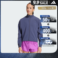 adidas เทรนนิง & Gym & Training เสื้อแจ็คเก็ตผ้าทอ Pacer All Gym Tonal 3-Stripes ผู้หญิง สีน้ำเงิน I