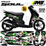 Decal Sticker Striping Variation Mio Soul Carburetor 2006-2012 (Joker) Mio Soul 115-Mio Soul Old/Old