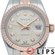 勞力士 Datejust 26 女士腕錶，10 鑽，電腦錶盤，Datejust 26 女士腕錶 179171G，帶錶盒、保修卡，K18PG/SS 機芯，銀色，拋光，成色極佳 [二手]