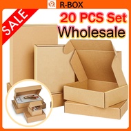 【20PCS】Carton Box corrugated Mailer Box Gift Box, Kraft Brown Box, LOWEST