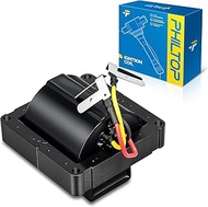 PHILTOP DR31 Ignition Coil Fit for C10,Corvette,K10,Monte Carlo,Camaro,El Camino,C1500,Firebird,K20,