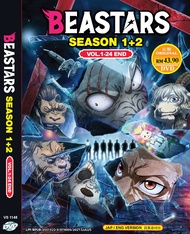 DVD Anime Beastars Season 1+2 动物狂想曲 Vol.1-24 End