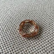 Hermes 愛馬仕豬鼻子絲巾扣 金色