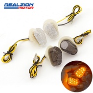 REALZIONMOTOR Turn Signal Light For R15 V3 V2 R3 R6 R25 R1 Xj6 Mt03 Y16zr Fazer 600 1000 2Pcs