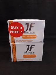 (BUY 3 FREE 1) JF Skin Solutions Anti-Acne face and Body Care Soap. JF SULFUR 10%