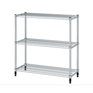 [TokoAcin] Omar galvanized shelving unit 92x36x94cm, iron shelf, multi-purpose iron shelf, multi-pur