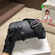 Discount in Straw Time Business Bucket Bag Messenger Bag Men's Bag Men's Bag Genuine Leather Bag Dia