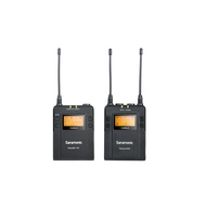 SARAMONIC UWMIC9 RX9+TX9 UHF WIRELESS LAVALIER MICROPHONE SYSTEM WITH PORTABLE DUAL-CHANNEL CAMERA-MOUNTABLE RECEIVER