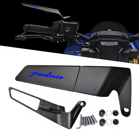 For Bajaj Pulsar 200 NS/200 RS/200 A Pulsar 180 150 Motorcycle CNC Rearview Mirror Fixed Wing