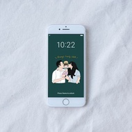 客製化手機桌布 | 全家福 多人 似顏繪