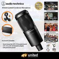 Audio Technica AT2020 Condenser XLR Microphone 麦克风  (for Studio Recording Karaoke Gaming Chat Livest