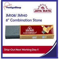 BATU ASAH SHARPENING STONE 8" COMBINATION JAYA MATA JAYA MATA JM108 / JM140