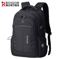 AT/👜Swiss Army Knife Ruige Men's and Women's Commuter Backpack Large Capacity Simple Computer Bag Travel Stain-Resistant