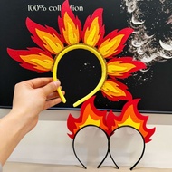 Football Come on Cheering Headband Flame Headband Party Decoration Headband Creative Headband