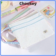 RODAROLA File Bag, Three Layers A4/A5 Handbag, INS Polka Dot Design Large Capacity Exam Papers Stora