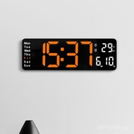 Dual-use Clock 43cm 6629 Week Same Screen Electronic Clock Simple Hanging Temperature Sitting Multip