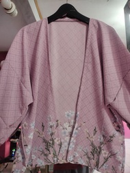 Outer Cardigan Rayon Motif Bunga Jumbo XXL Luaran Muslim Bahan Rayon Motif Bunga