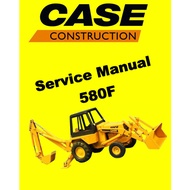 CASE 580F LOADER BACKOE SERVICE WORKSHOP MANUAL+ PARTS CATALOGUE