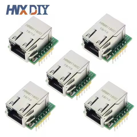 1-5PCS W5500 Module TCP/IP Ethernet Module Compatible with WIZ820io Network Interface RC5 IoT for Ar
