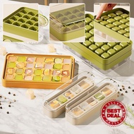Press Ice Grid Ice Cube Mould Mini Silicone Ice Box Household Ice Hockey Ice Box With Cover N6O8