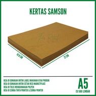 Samson Brown A5 Paper, 500 sheets / A5 Brown Paper / Samson A5 Paper