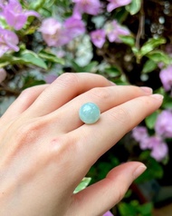 冰種 天然翡翠 緬甸 A玉 玉鐲 • 糯冰種青碧翡翠單珠