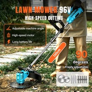 96V Adjustable Lithium Battery Cordless Lawn Mower, with 1-Year Warranty - Lightweight Electric Gard