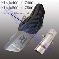 Kawasaki Ninja400 Z400 exhaust Ninja500 Z500 modified Scorpio silencing exhaust pipe