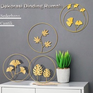 Metal ginkgo biloba wall Hanging Wall Decoration / Wall Hanging Wall Decoration / Home Decoration Si