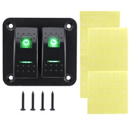 2-group 3-group 4-group 5-group 6-group 8-group rocker switch panel 5-pin suitable for 12V/24V cars 