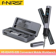 FNIRSI HS02 Original Smart Soldering Iron HS-02 Convenient and Fast Mobile Workbench Storage Box Sol
