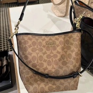 Coâćh พร้อมส่ง กระเป๋าสะพายข้าง/กระเป๋าทรงบัคเก็ตผู้หญิง CT800