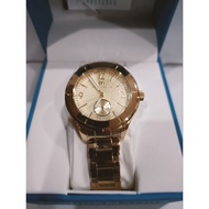 TechnoMarine #MoonSun Unisex Stainless Steel Quartz Gold-tone #TM 117030