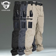 EAGLADE Tactical Cargo Pants for Men in Khaki S-3XL JT-PJK55 A01