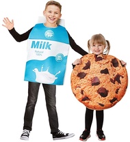 Family Child Cookies And Milk Dress Up Adults Milk & Cookie Couples Halloween Costume