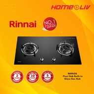 RINNAI RB982G 4.5KW 2 BURNER BUILD IN COOKING GAS HOB STOVE DAPUR MASAK