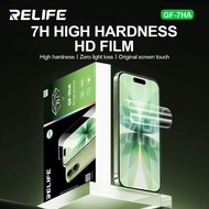 RELIFE GF-7HA High-definition High-hardness Hydrogel Film Zero Light Loss Original Screen Touch Supp