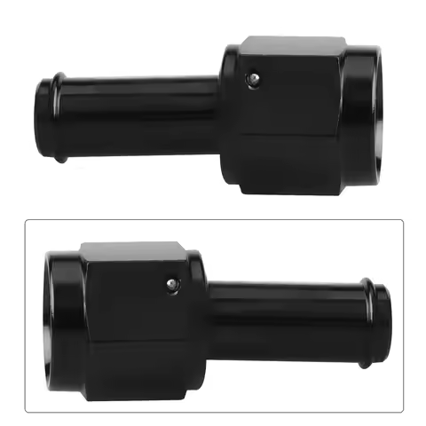 Universal AN6 Female to 3/8" Barb 6AN Female to 5/16" Barb Straight 90 Degree Fuel Hose Swivel Fitti