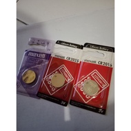 Battery CR2016 CR2025 CR2032 Maxell Original battery watch battery calculator Lithium battery maxell