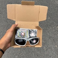 Psht y2k steampunk shining heart glasses free stickers y2k sunglasses